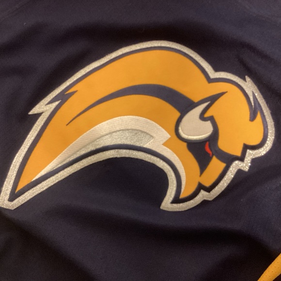 CCM Buffalo Sabers Blue And Gold Jersey size XL made in Canada - Picture 7 of 10